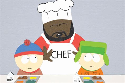 chef south park quotes|isaac hayes leaves south park.